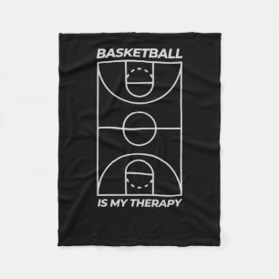 Couverture Polaire Le basket-ball est ma thérapie