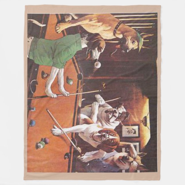 Couverture Polaire Le beagle de éraflure (Devant)