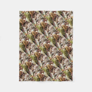 Couverture Polaire Le champignon Morel dans la nature