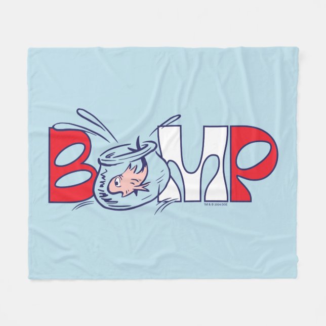 Couverture Polaire Le Chat dans le Chapeau | Boum (Devant (Horizontal))