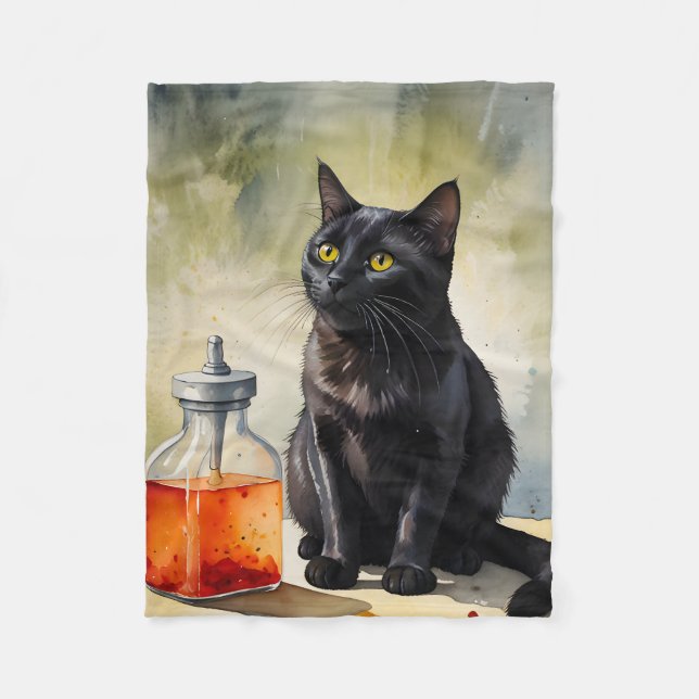 Couverture Polaire Le chat de l'alchimiste (Devant)