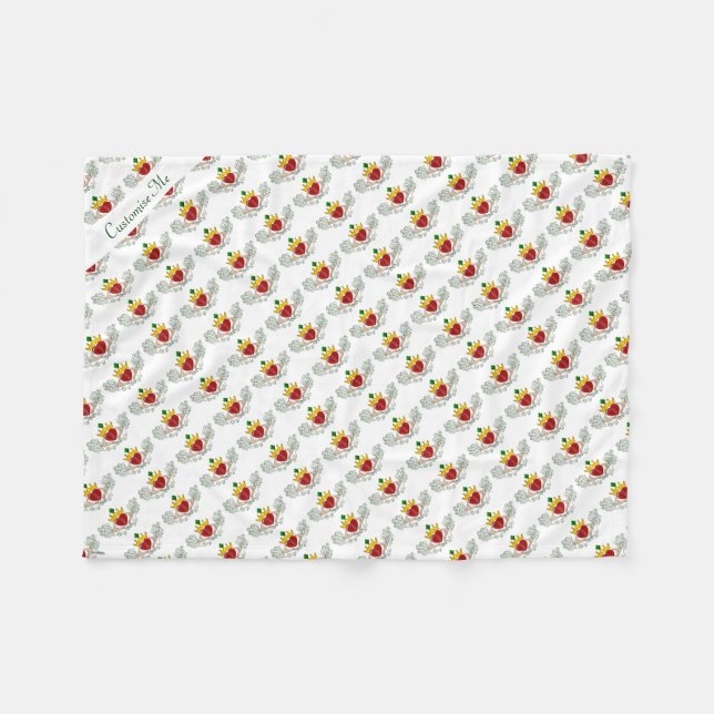 Couverture Polaire Le Claddagh (couleur complète) (Devant (Horizontal))