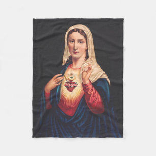 Couverture Polaire Le Coeur Immaculé de Marie