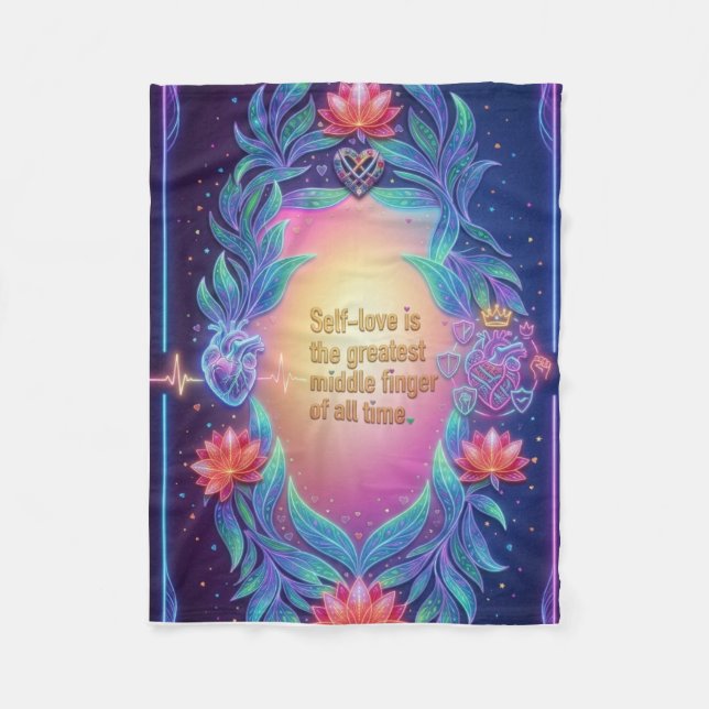 Couverture Polaire Le Cœur Néo Souverain (Devant)