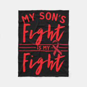 Couverture Polaire Le combat de mon fils est mon combat Sensibilisati