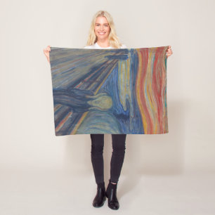 Couverture Polaire Le cri, Edvard Munch