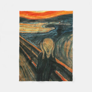 Couverture Polaire Le cri Edvard Munch Art Expressionniste Moderne