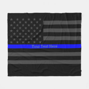 Couverture Polaire Le décor USA noirs personnalisés par Blue Line