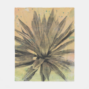 Couverture Polaire Le désert rêve la plante verte de