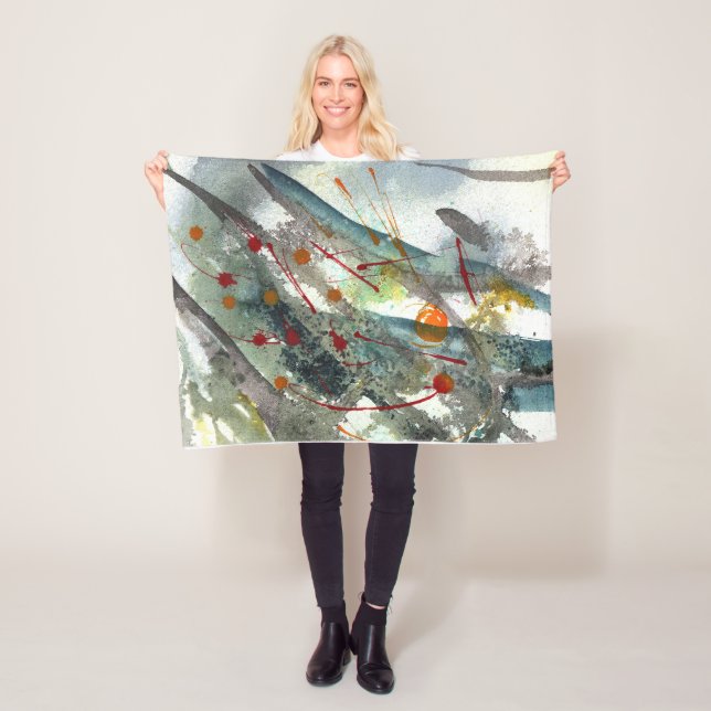 Couverture Polaire Le dragon (En situation)