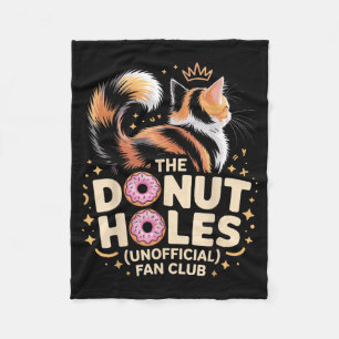 Couverture Polaire Le Fan Club The Donut Holes Mème de Chat Drôle Don