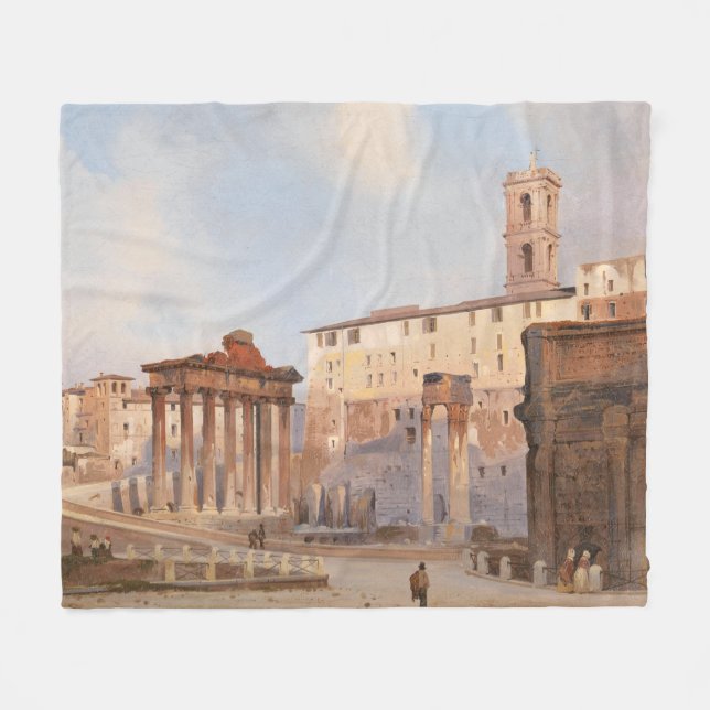 Couverture Polaire Le Forum romain antique (par Ippolito Caffi) (Devant (Horizontal))