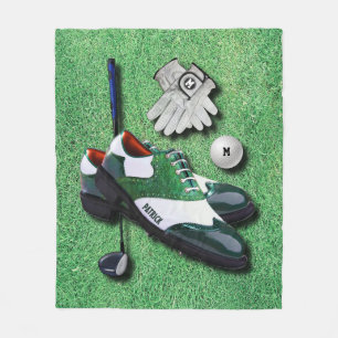 Couverture Polaire Le golf chausse le conducteur de club de gants de