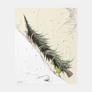 Couverture Polaire Le Grinch et Max rapportent le sapin de Noël