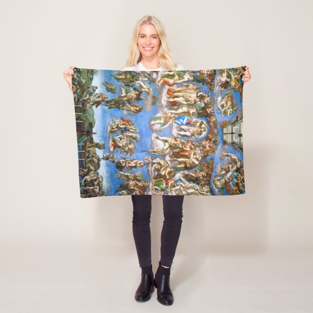 Couverture Polaire Le jugement Dernier, Michel-Ange, 1536-1541 (En situation)