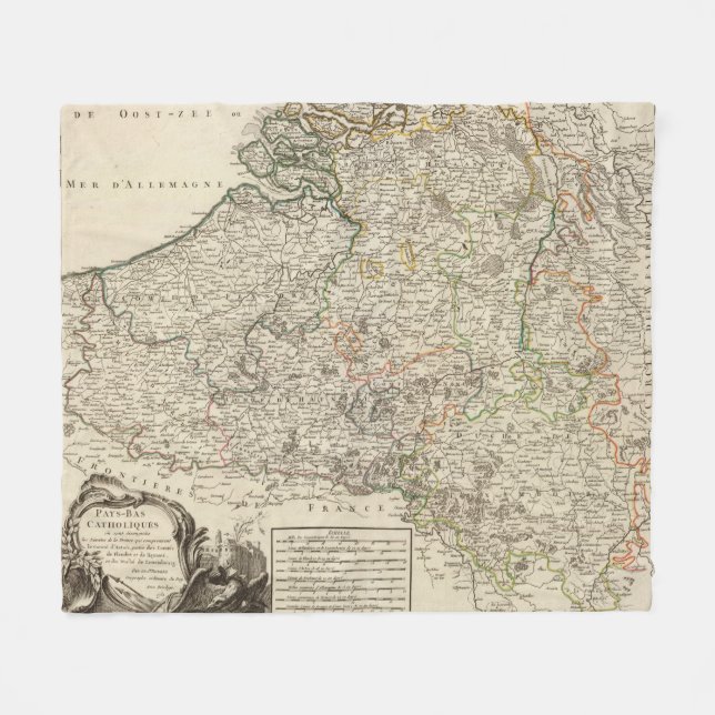 Couverture Polaire Le Luxembourg, Belgique (Devant (Horizontal))