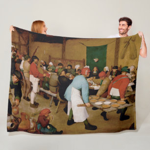 Couverture Polaire Le Mariage paysan par Pieter Bruegel l'Ancien