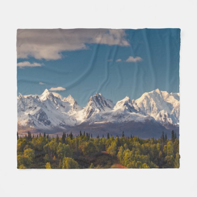 Couverture Polaire Le mont McKinley | Alaska (Devant (Horizontal))