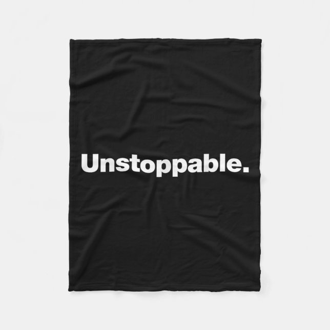 Couverture Polaire Le mot imparable _ Un design qui dit Imparable (Devant)