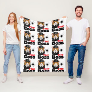 Couverture Polaire Le Motif de Boss Hamster