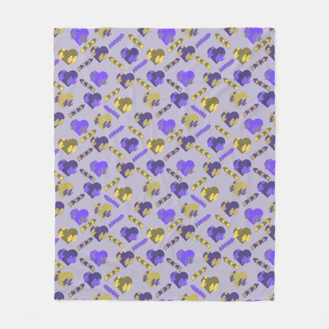 Couverture Polaire Le Motif de Valentine (Devant)