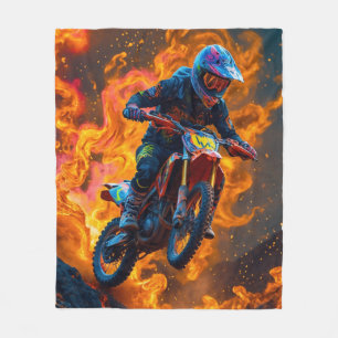 Couverture Polaire Le motocross sur un volcan