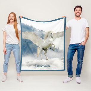 Couverture Polaire Le mythique cheval de l'Unicorne volant du Pégase