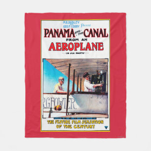 Couverture Polaire Le Panama et le courrier de promo de film d'avion