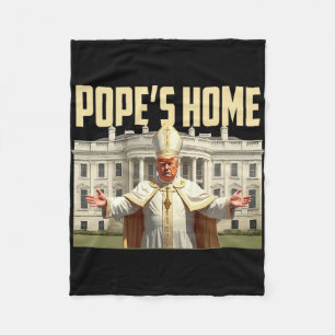 Couverture Polaire Le Pape Trump à la maison