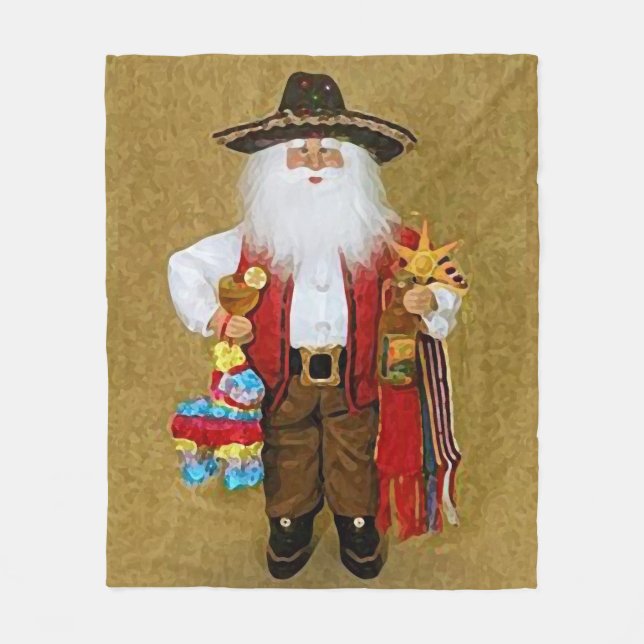 Couverture Polaire Le père noël texan du sud-ouest mexicain (Devant)