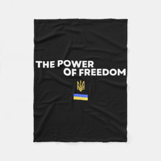 Couverture Polaire Le pouvoir du symbole du drapeau ukrainien trident