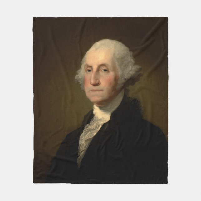 Couverture Polaire Le président américain George Washington, Stuart (Devant)