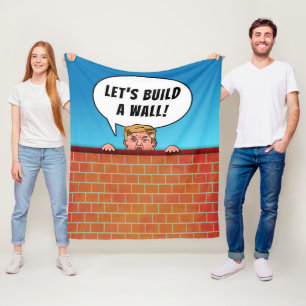 Couverture Polaire Le président Donald Trump construit un mur un des