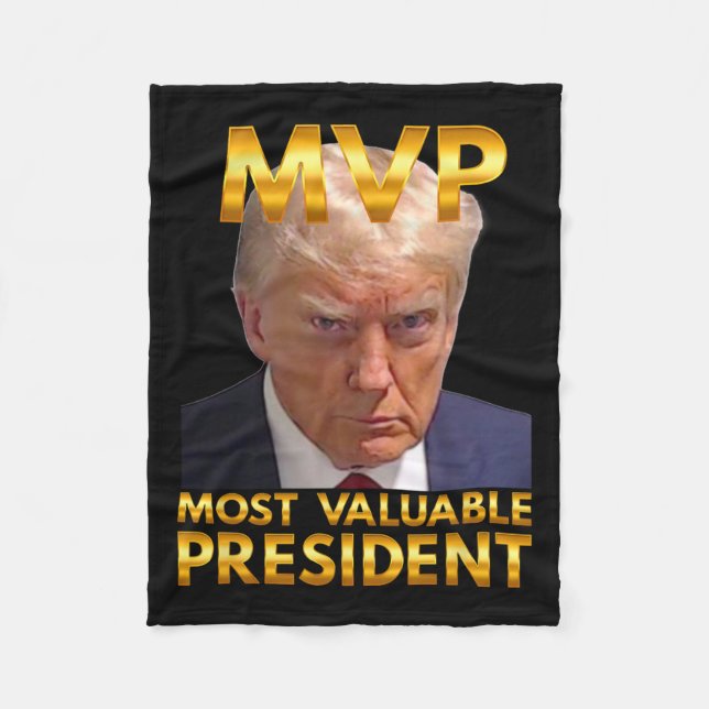 Couverture Polaire Le Président Le Plus Précieux Du Mvp Donald Trump  (Devant)