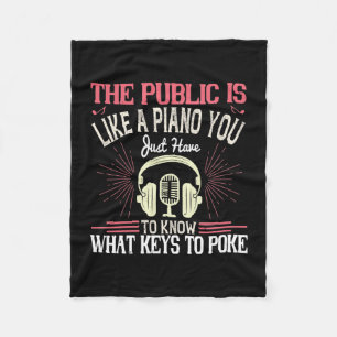 Couverture Polaire Le Public Est Comme Un Piano