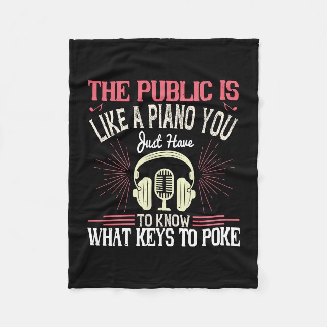 Couverture Polaire Le Public Est Comme Un Piano (Devant)