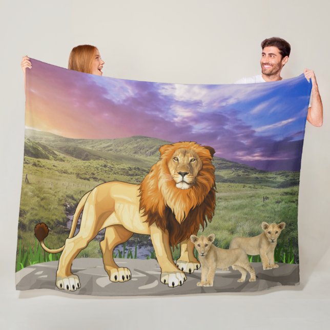 Couverture Polaire Le Rugissement de la Nature (En situation)