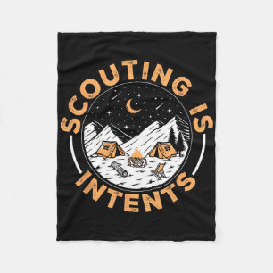 Couverture Polaire Le scoutisme est drôle de camping de scout intenti