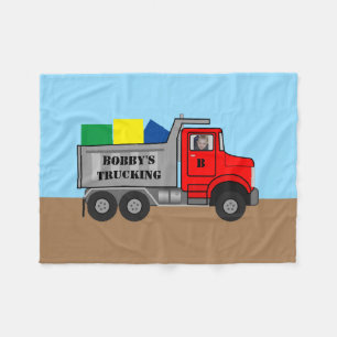 Couverture Polaire Le service de camionnage de Baby Boy personnalise 
