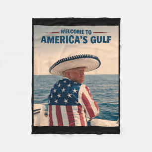 Couverture Polaire Le Sombrero Ame du président Trump Amérique du Gol