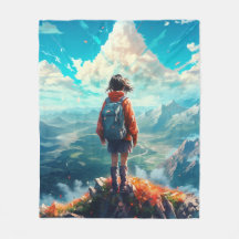 Le sommet dans son âme | Anime Hiker Girl