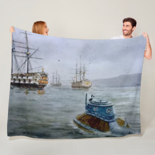 COUVERTURE POLAIRE LE SOUS-MARIN TURTLE