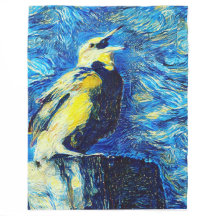 Le style VanGogh aux oiseaux solitaires