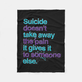 Couverture Polaire Le suicide n'enlève pas la douleur et la joie de p