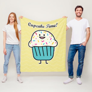 Couverture Polaire Le temps de petit gâteau avec arrose le fondant