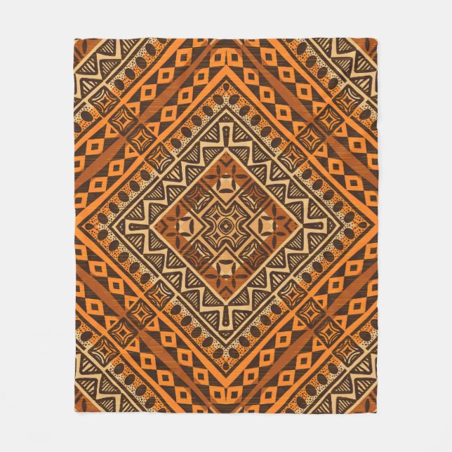 Couverture Polaire Le textile tribal africain : de style ethnique. (Devant)