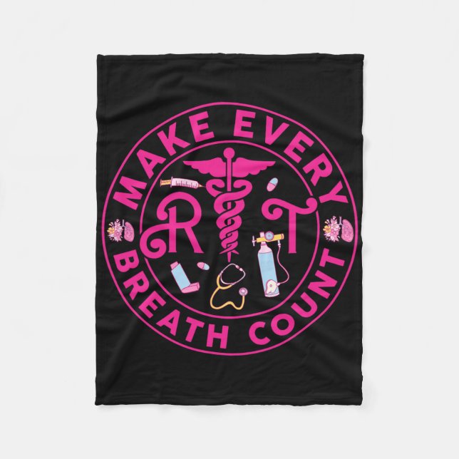 Couverture Polaire Le Thérapeute Respiratoire Fait Chaque Compteur Re (Devant)