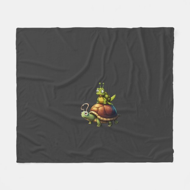 Couverture Polaire Le tour le plus lent. (Devant (Horizontal))