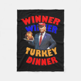Couverture Polaire Le Vainqueur Du Dîner Turc Trump Célébrant Plus Qu