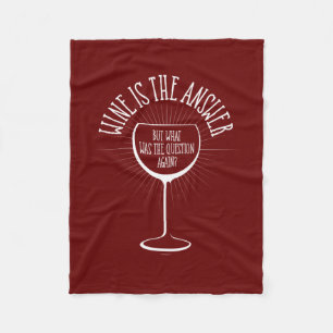 Couverture Polaire Le Vin Est La Réponse